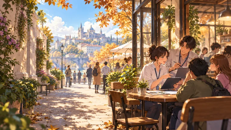 Adegan anime untuk fitur Tumbas.in